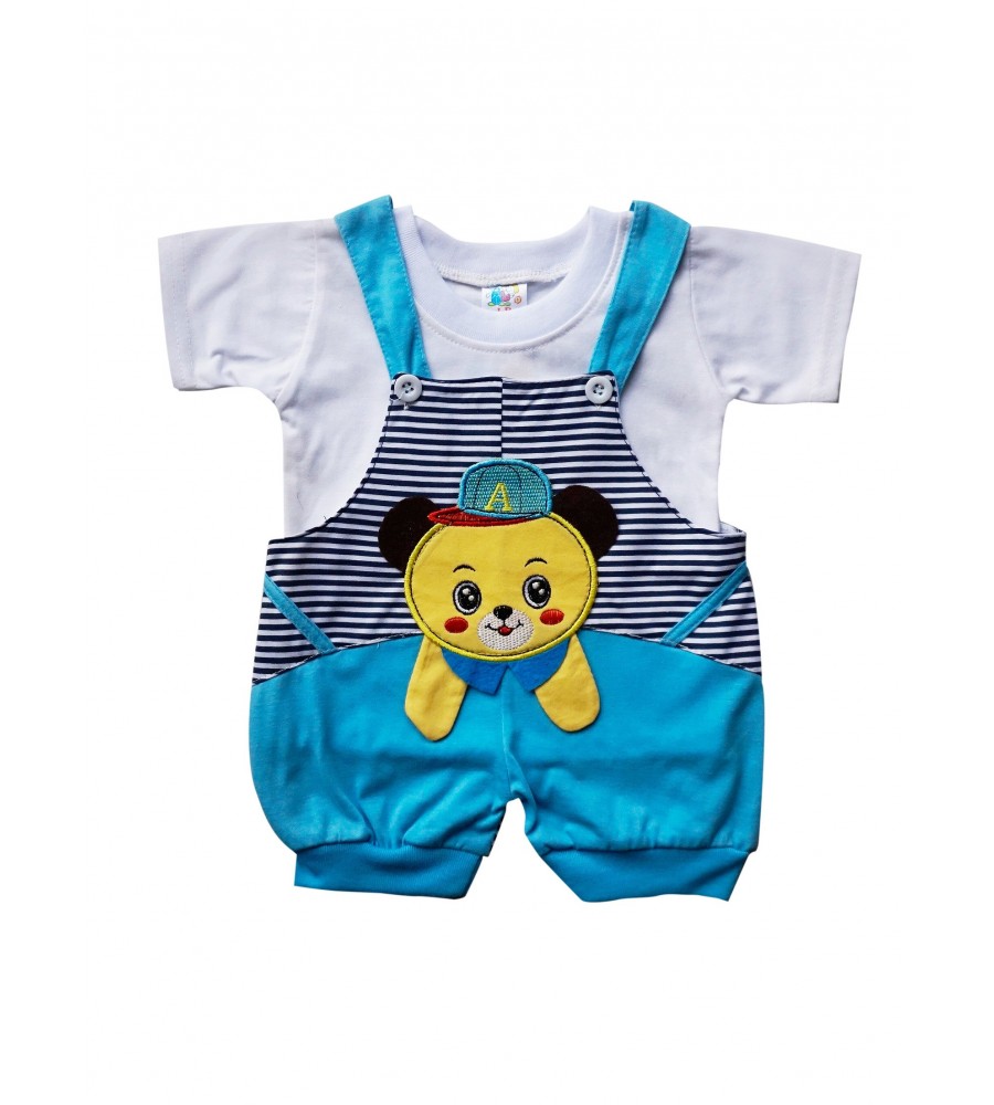 Romber for baby boy with cute embroidery